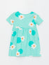 LC Waikiki Crew Neck Short Sleeve Baby Girl Dress